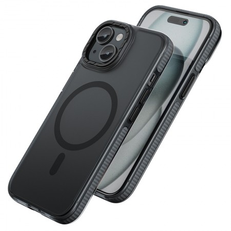 Case Hoco Premium Series Drop Proof Magnetic Mag-charge for Apple iPhone 15 Black