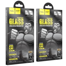 Tempered Glass Hoco Premium Series G1 0.33mm Flash Attach Full Silk Screen HD for Apple 15 Pro Max