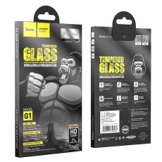 Tempered Glass Hoco Premium Series G1 0.33mm Flash Attach Full Silk Screen HD for Apple 15 Plus