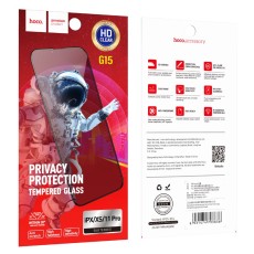 Tempered Glass Hoco Premium Series G15 0.33mm 30 Degrees Privacy Angle για Apple iPhone X / XS / 11 Pro Set 10 pcs