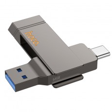 Flash Drive Hoco UD15 2 in 1 64GB USB-A 3.2 and USB-C