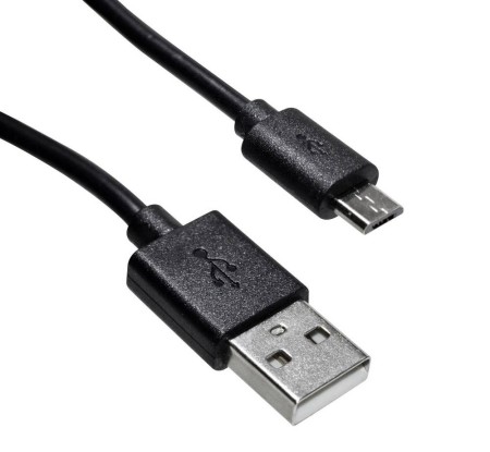 Data Cable Ancus USB AM to Micro USB B Black 1m