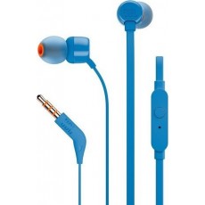 Hands Free JBL Tune 160 In-ear 3.5mm Pure Bass Sound with Mic JBLT160BLU Blue