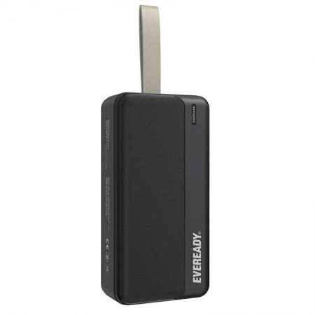 Power Bank Energizer Eveready Slim 30000mAh 2A with 2xUSB 2.0 and LED Battery Display Black