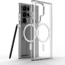 Case TPU Ancus Magnetic Ring για Samsung SM-S928B Galaxy S24 Ultra Transparent