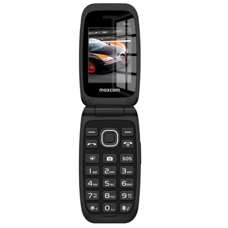 Maxcom Comfort MM828 2.4" 4G with Camera, Radio and Emergency Button 1200 mAh Black