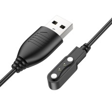 Charger Hoco for Y7 Pro Smart watch with 2 pin Black