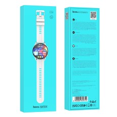 Smartwatch Hoco Y7 Pro IP67 with Call Function Silicon Band Silver