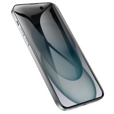 Tempered Glass Hoco Premium Series A37 Plus 120CC Large Arc Edges 28° Privacy Angle Dustproof 0.4mm 3D Anti-Static for Apple iPhone 15 Plus