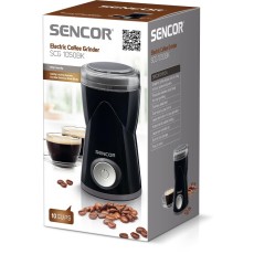 Electric Coffee Grinder with Capacity 50gr 150W Sencor SCG 1050BK Black
