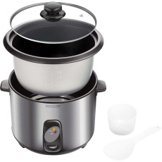 Electric Rice Cooker 2.8lt Stainless Steel Sencor SRM 2800SS Silver