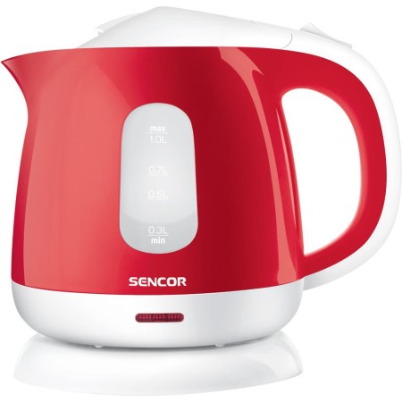 Kettle Sencor SWK 1014RD 1lt 1100W with Removable and Washable Dirt and Salt Filter Red