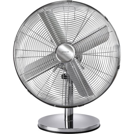 Desktop Fan Sencor SFE 4040SL 50W with 3 Speeds and Metal Body Silver