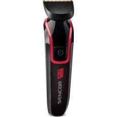 Rechargeable Hair Clipper & Trimmer with 4 Heads Sencor SHP 6201RD Red