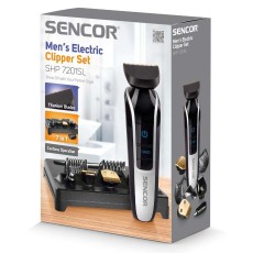 Rechargeable Hair Clipper & Trimmer with 5 Heads Sencor SHP 7201SL Silver