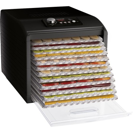 Sencor SFD 6600BK Food Dehydrator with 12 Trays and 5 Preset Programs

