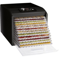 Sencor SFD 6600BK Food Dehydrator with 12 Trays and 5 Preset Programs

