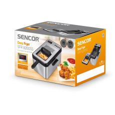 Oil Fryer Sencor SFR 8200SS with Temperature Control and Timer 3.2lt 2200W Silver