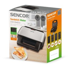 Toaster with 4 Detachable Plates CoolTouch Sencor SSM 9940SS Silver