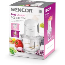 Multi Cutter Multi with 4 Titanium Blades 1000ml Glass 800W Sencor SCB 5100WH-EUE3 White