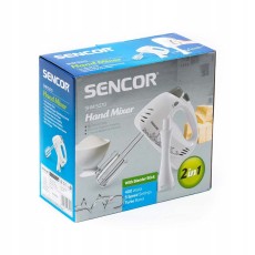 Hand Mixer with Blender Attachment Pulse Turbo 400W Sencor SHM 5270-EUE3 White