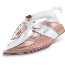 Steam Iron with Drip-Stop Ceramic Plate 3200W Sencor SSI 8300RS White/Pink