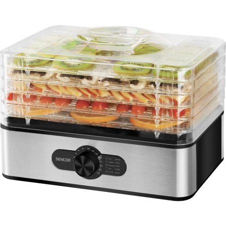 Food Dehydrator Sencor SFD 950SS with 5 Tray Levels 240W and 8 Temperature Options