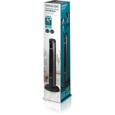 Tower Fan Sencor SFT 4207BK 45W with 3 Speeds and 4 Modes and Wifi Control Black
