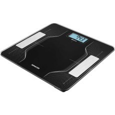Smart Fitness Bathroom Scale with Bluetooth for iOS and Android Sencor SBS 8002BK