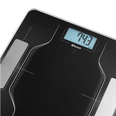 Smart Fitness Bathroom Scale with Bluetooth for iOS and Android Sencor SBS 8002BK