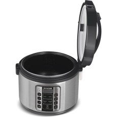 Electric Rice Cooker 2.8lt with Screen and 11 Functions Stainless Steel Sencor SRM 3151BK Silver