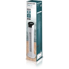 Tower Fan Sencor SFT 3112WH 50W with 3 Speeds Touch Controls and Timer White