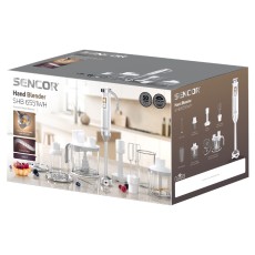 Hand blender Sencor Turbo 200W SHB 6551WH White/Orange