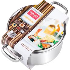 Casserole PRESTIGE SS24x13.5cm Stainless Steel Lamart LTSS2413