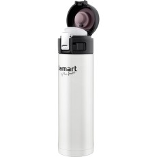 Stainless Steel & Plastic Thermos Vacuum Bottle 420ml BRANCHE Lamart LT4043 White