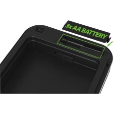 Stainless Steel Waste Bin with Photocell 50lt SENSOR Lamart LT8052 Black