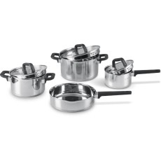 POUR Stainless Steel Cookware Set 7pcs Lamart LT1119 Silver