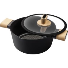 Pot POELE Non-stick Aluminum 24x11cm4.3lt Lamart LT1219 Beige