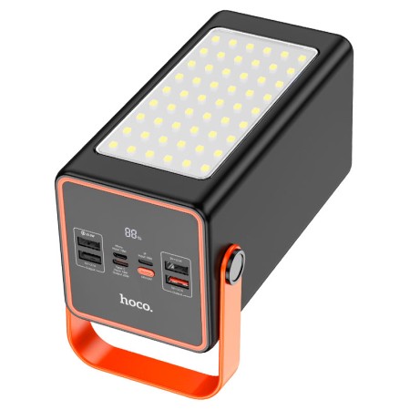 Power Bank Hoco J107 Super 90000mAh PD3.0, PD20W, QC3.0, QC2.0 with 3xUSB-A and USB-C Black