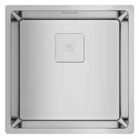 Inox Sink TEKA 3 in 1 Installation 1 Troughs 44x44cm FLEX LINEA 40.40 RS 15