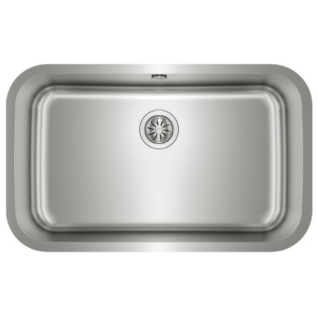Inox Sink TEKA Undermount Installation 1 Trough 78,7x48,2cm BE 74.43 TOTAL