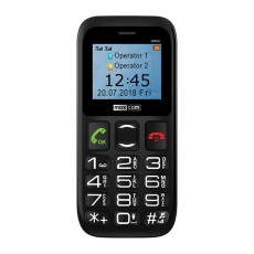 Maxcom MM426 SE (Dual Sim) 1.77" with Dock Station, Large Buttons, FM Radio, Torch and Emergency Button Black