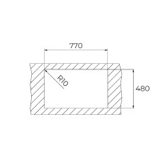 Stainless Steel Sink TEKA Double Bowl for Built-in Installation 79x50cm STARBRIGHT 80 EASY