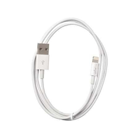 Data and Charging Cable Leki Orange Concept USB to Lightning White 1m