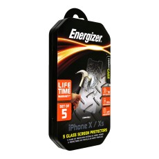 Tempered Glass Energizer Hard Case Professional 9H Anti Fingerprint for Apple iPhone X/XS/11 Pro 5 Pcs