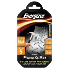 Tempered Glass Energizer Hard Case Professional 9H Anti Fingerprint for Apple iPhone Xs Max / 11 Pro Max 5 Pcs