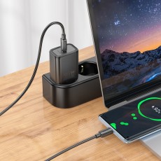 Travel Charger Hoco N60 Gentle Single Port 20W USB-C 5V 3.0A Black