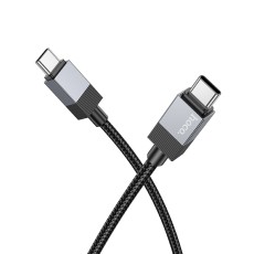 Data Cable Hoco X110 Honorific USB-C to USB-C 60W  Black 1m