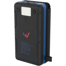 Solar Power Bank Wonder WX20S 20000mAh with 2 x USB-A and 1 x USB-C Output and Flashlight Black