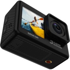 Action Camera Sencor 3CAM 4K60WRD 5k 30Fps 750 mAh 2" and 1.3" TFT Display and Waterproof Case